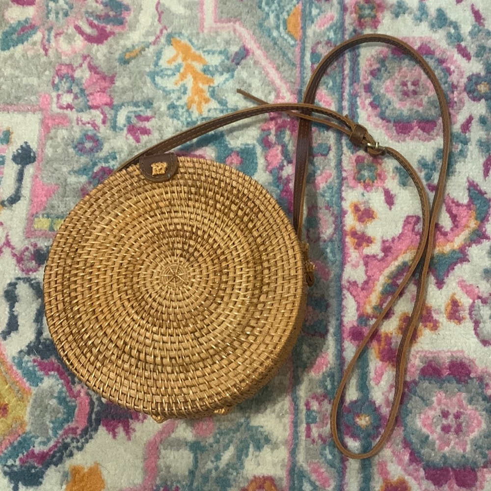 Cute whicker purse